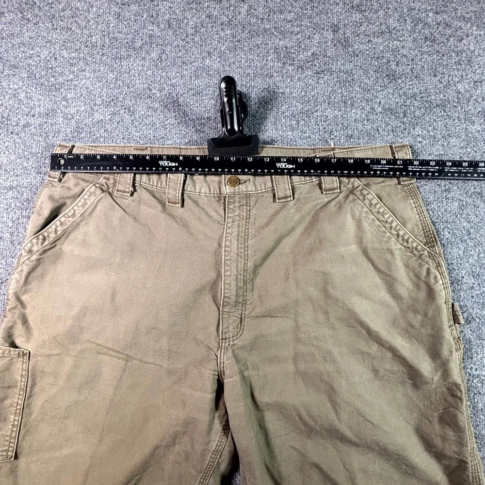 Carhartt Carpenter Shorts Men's 44 Brown Ripstop Workwear Utility Technician